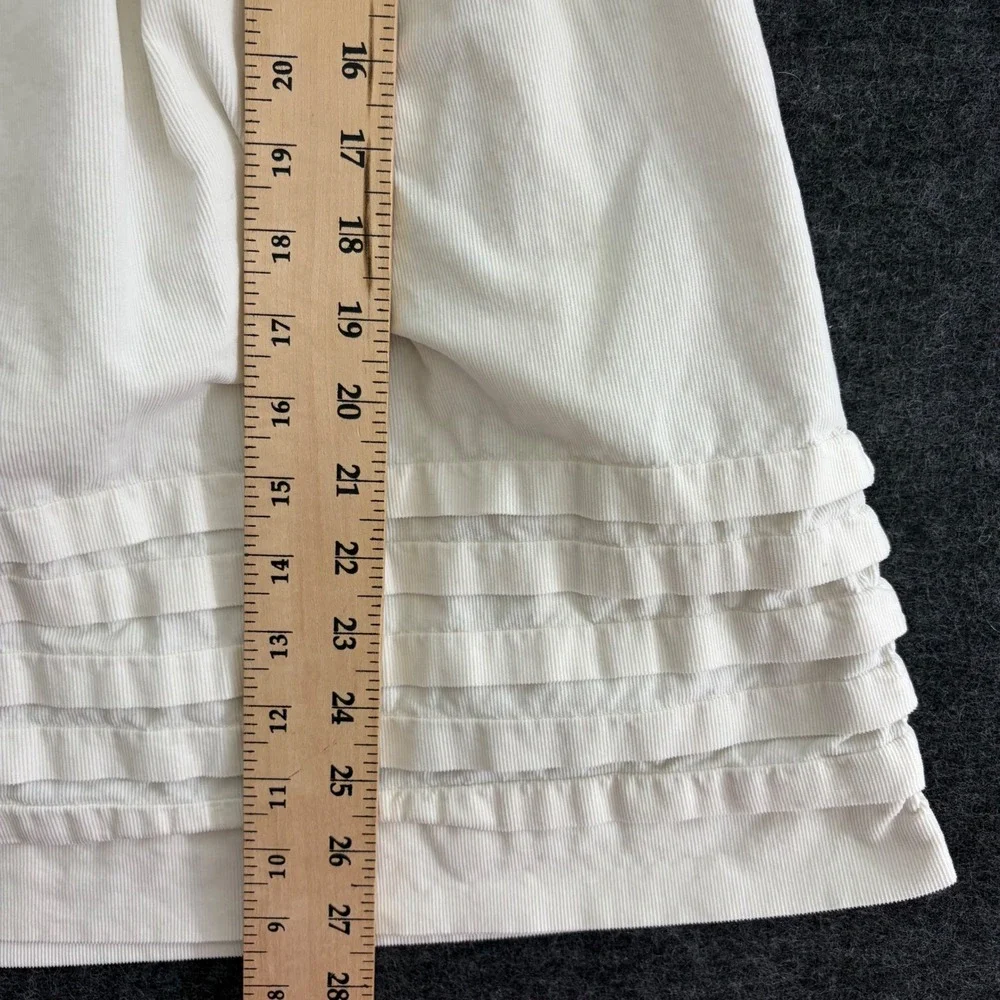 Ralph Lauren Girls Cream Corduroy Lace Collar Dress‎ Size 4 Pintuck Hem Holiday